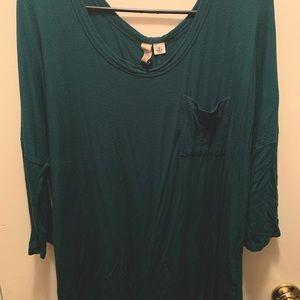 Size 2 green Tunic shirt